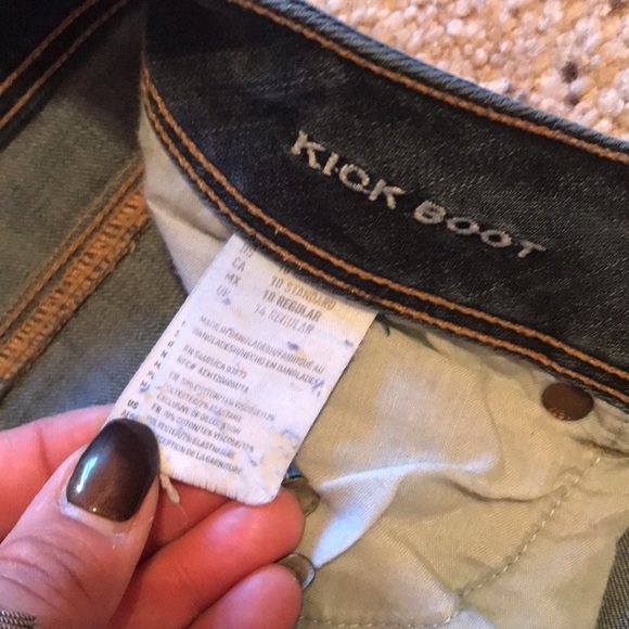 American Eagle outfitters kick boot jeans size 10 regular - Picture 8 of 11